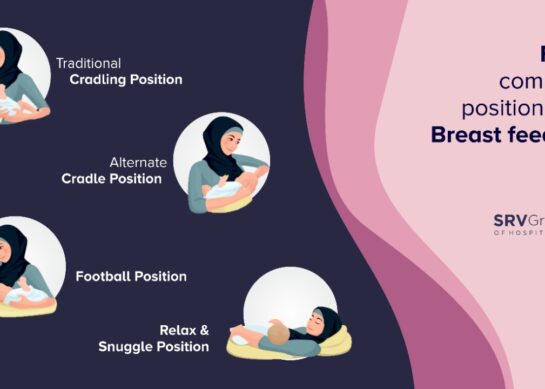 Four Common Position For Breast Feeding